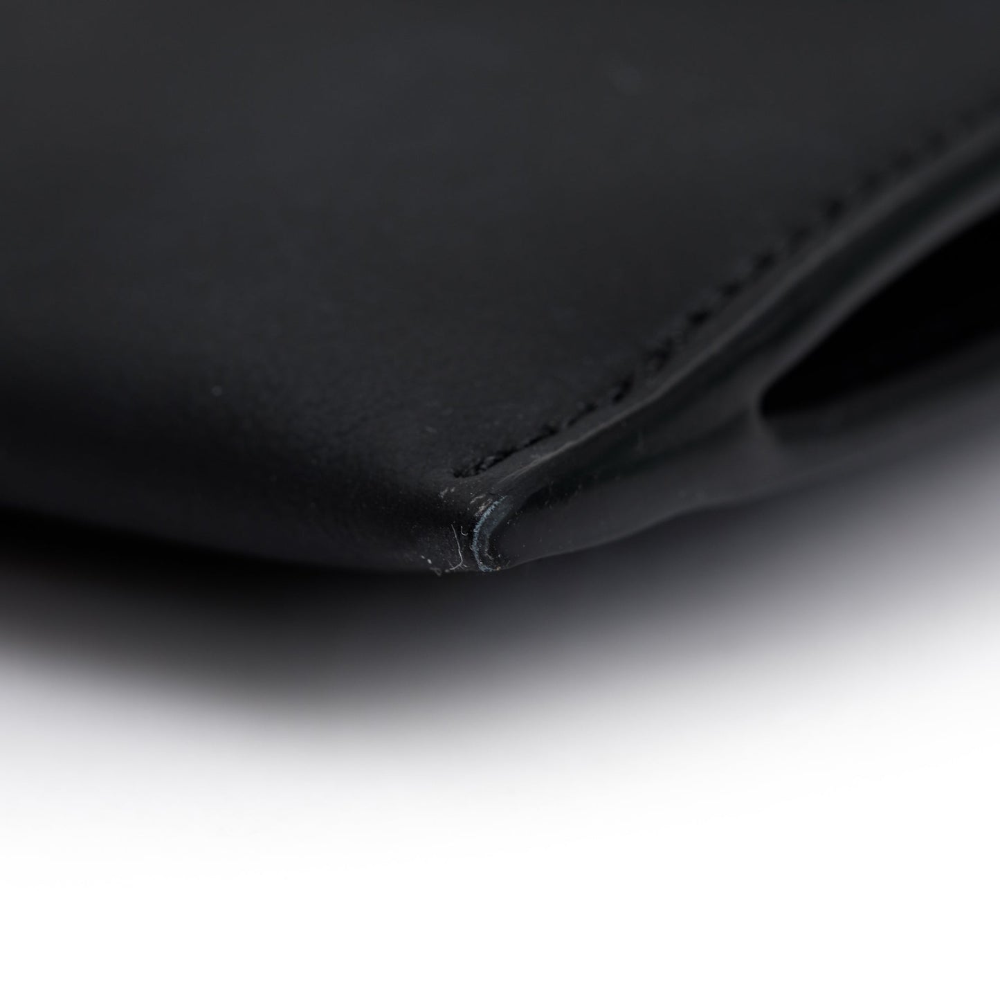 Christian Dior 2021 Black Leather Long Saddle Wallet With Chain