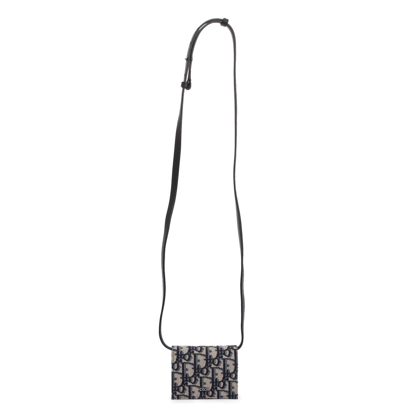 Christian Dior 2021 Oblique Jacquard Nano Flap Card Case
