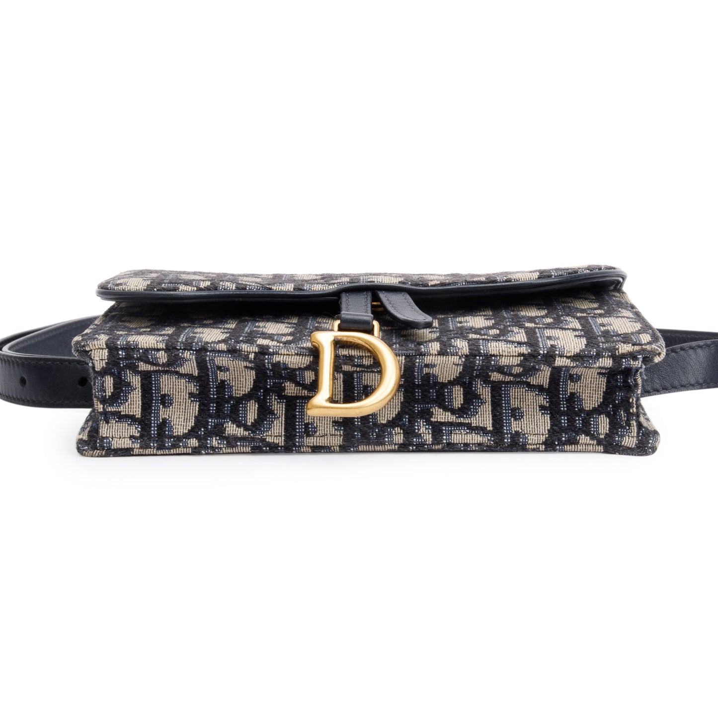 Christian Dior 2021 Oblique Saddle Belt Pouch