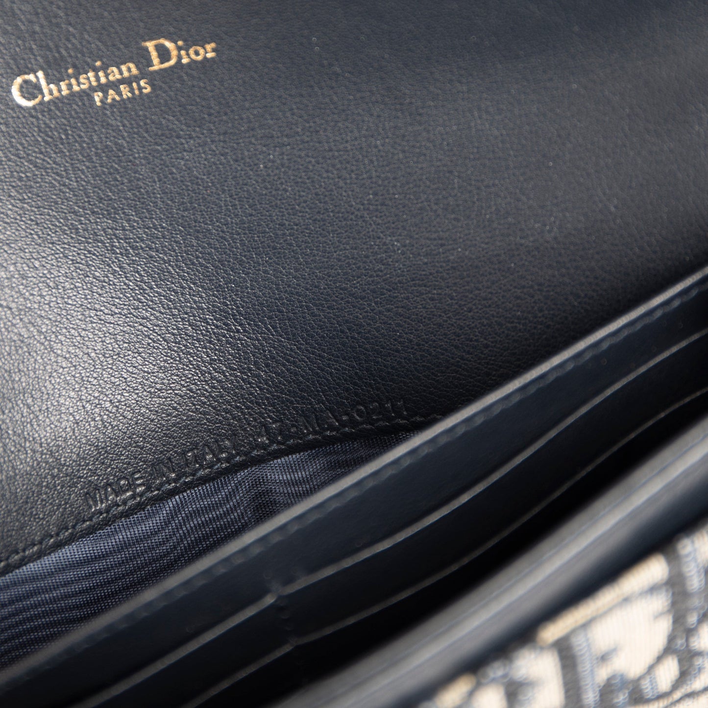 Christian Dior 2021 Oblique Saddle Wallet on Chain