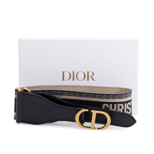 Christian Dior 2021 Wide Oblique Belt
