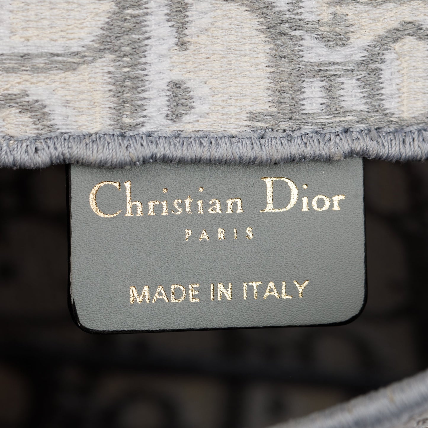 Christian Dior 2022 Grey Oblique Slim Saddle Belt Pouch