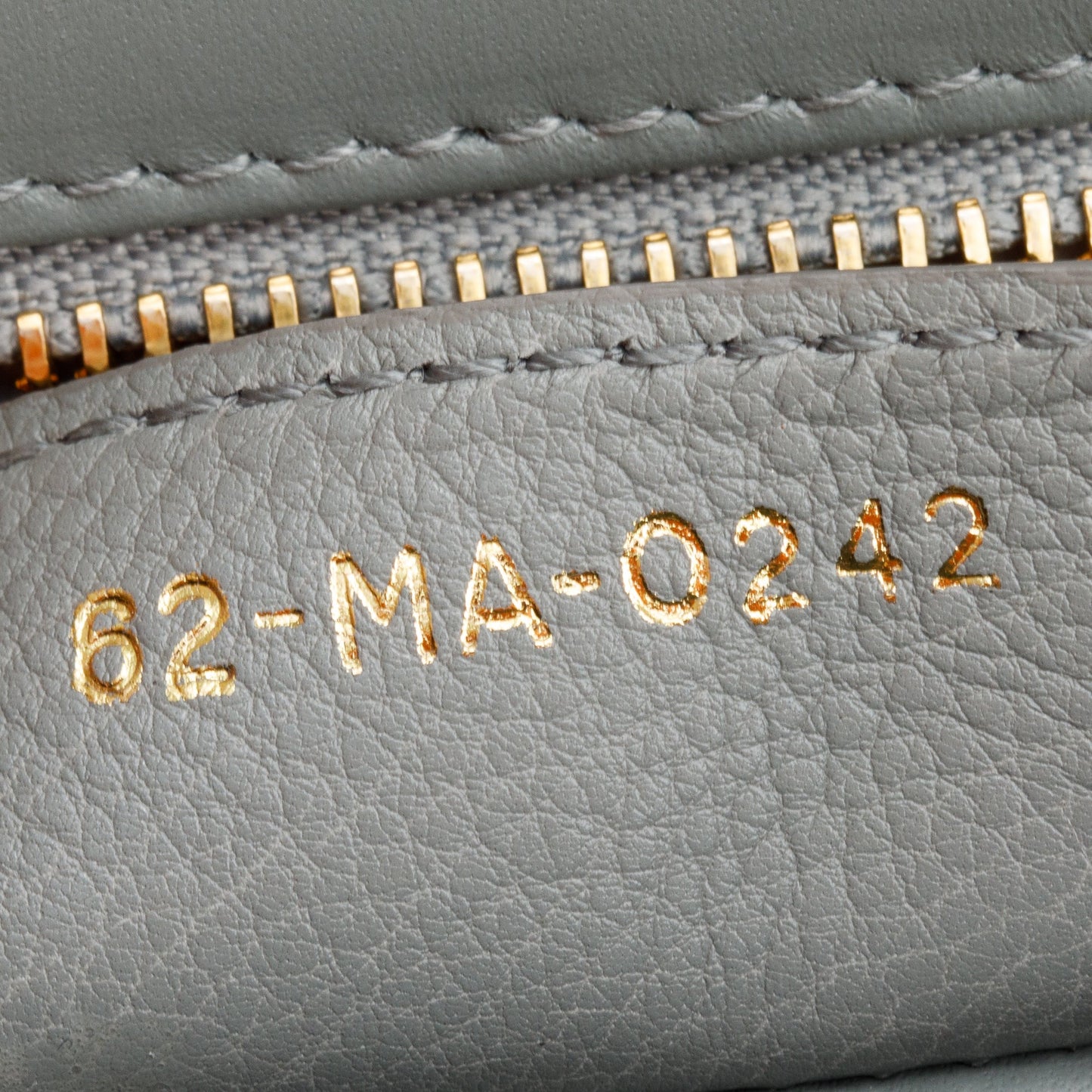 Christian Dior 2022 Grey Supple Cannage Calfskin Leather Medium Dior Caro Bag
