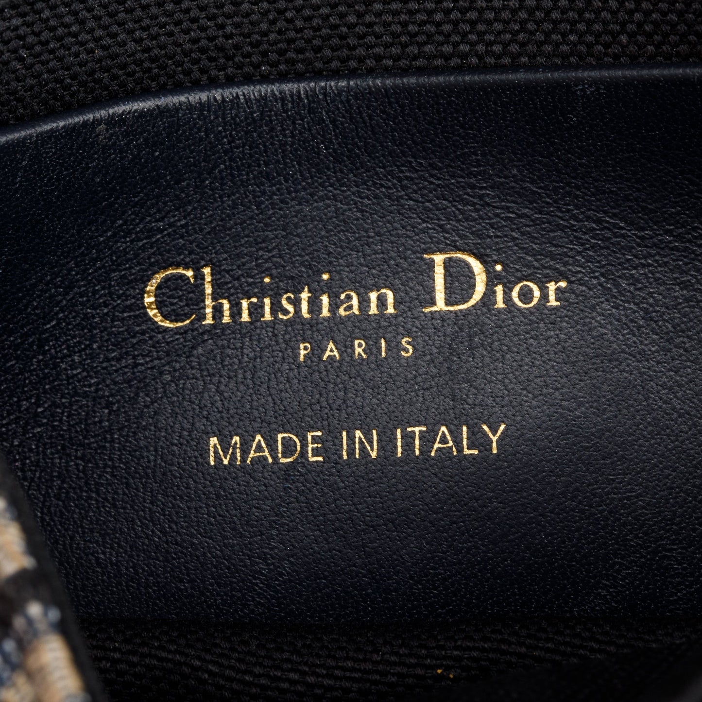 Christian Dior 2022 Navy Oblique Nano 30 Montaigne 2-In-1 Pouch Bag