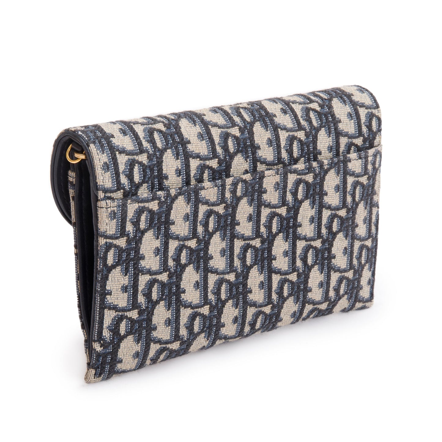 Christian Dior 2022 Oblique Long Saddle Wallet on Chain