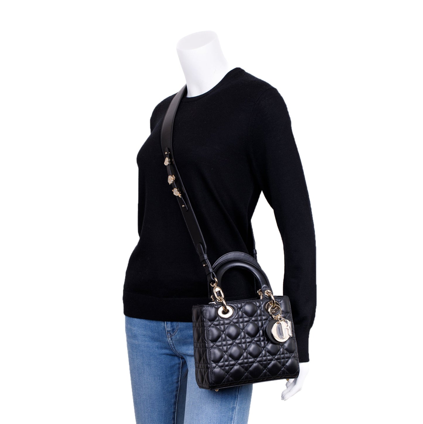 Christian Dior 2022 Small My Lady Dior Lucky Badges Bag