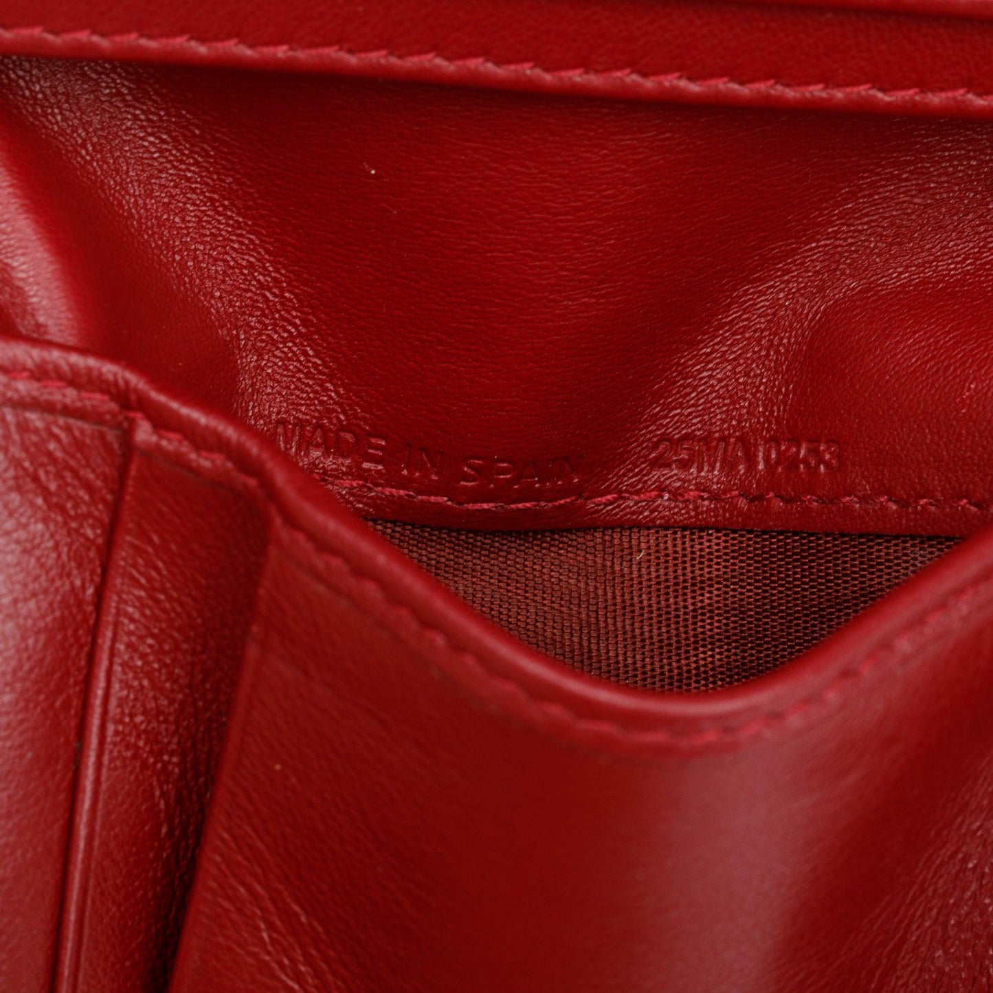Christian Dior 2023 Red Patent Leather Bloom Flap Card Holder