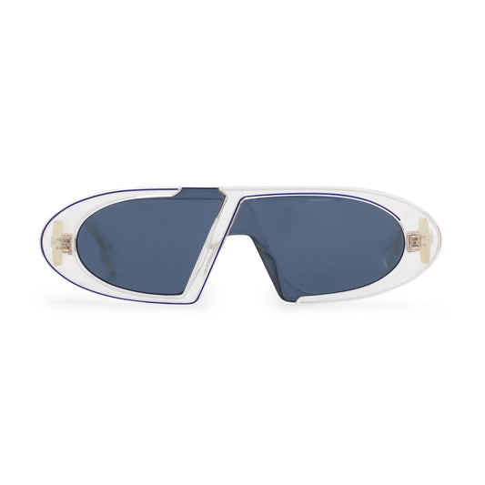 Christian Dior 900A9 Oblique Clear Acetate Sunglasses