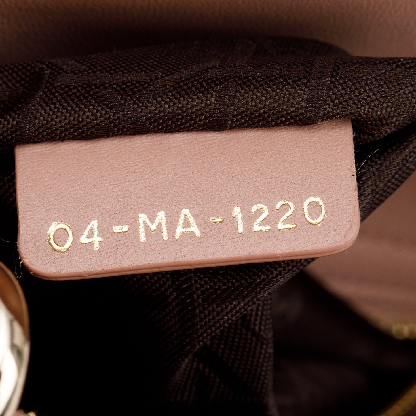 Christian Dior Beige Cannage Lambskin Leather Small Lady Dior My Abcdior Bag