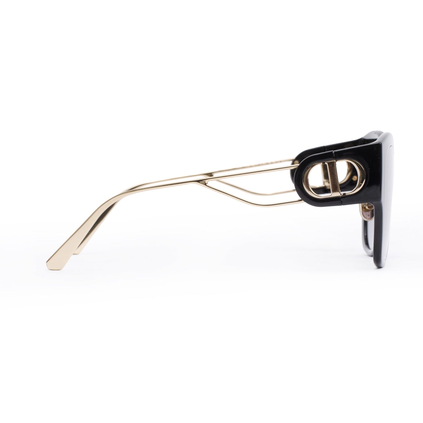 Christian Dior Black Acetate 30montaigne B2U Butterfly Sunglasses