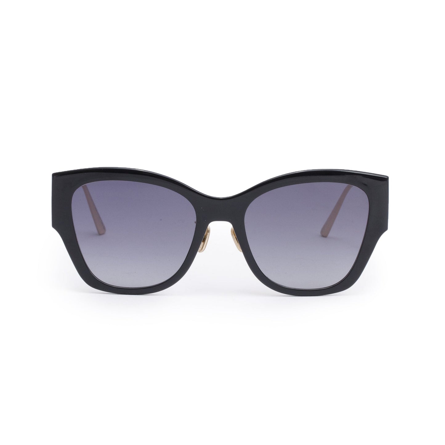 Christian Dior Black Acetate 30montaigne B2U Butterfly Sunglasses