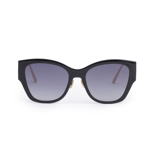 Christian Dior Black Acetate 30montaigne B2U Butterfly Sunglasses