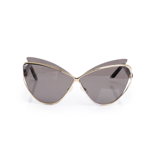 Christian Dior Black Acetate DiorAudacieuse1 Cat-Eye Sunglasses