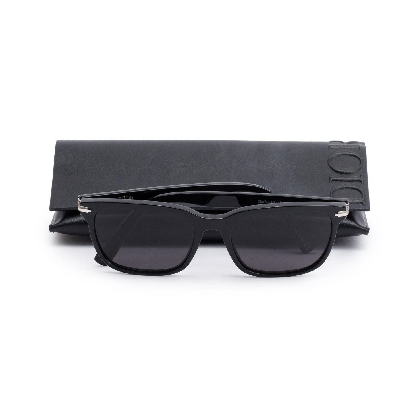 Christian Dior Black Acetate DiorBlackSuit SI Rectangular Sunglasses