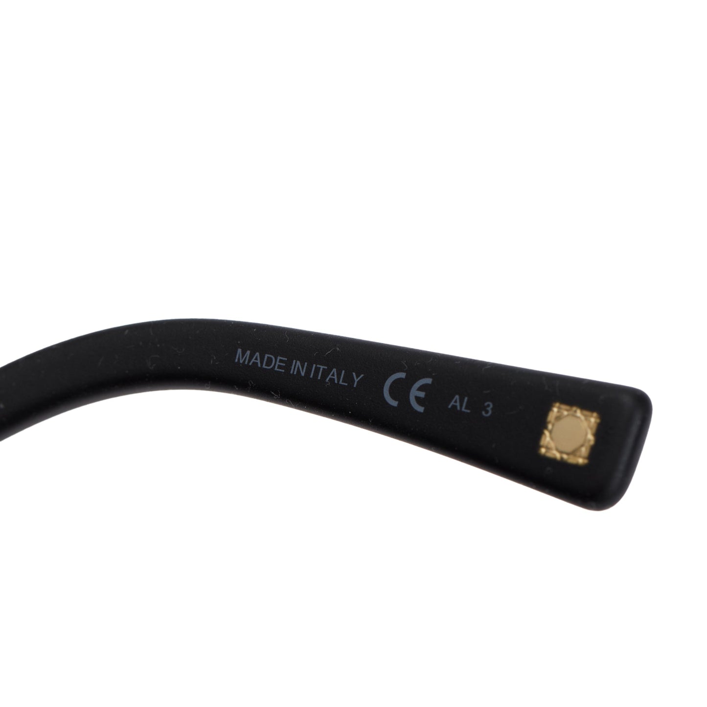 Christian Dior Black Acetate DiorChicago2STR Aviator Sunglasses