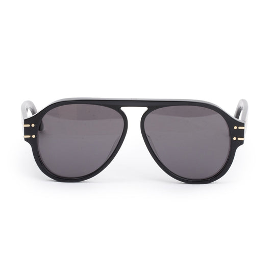 Christian Dior Black Acetate DiorSignature A1U Pilot Sunglasses