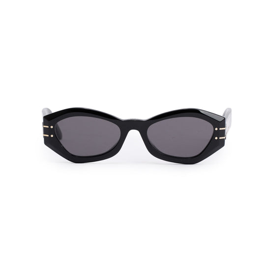 Christian Dior Black Acetate DiorSignature B1U Geometric Sunglasses