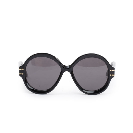 Christian Dior Black Acetate DiorSignature R1U Oversized Sunglasses