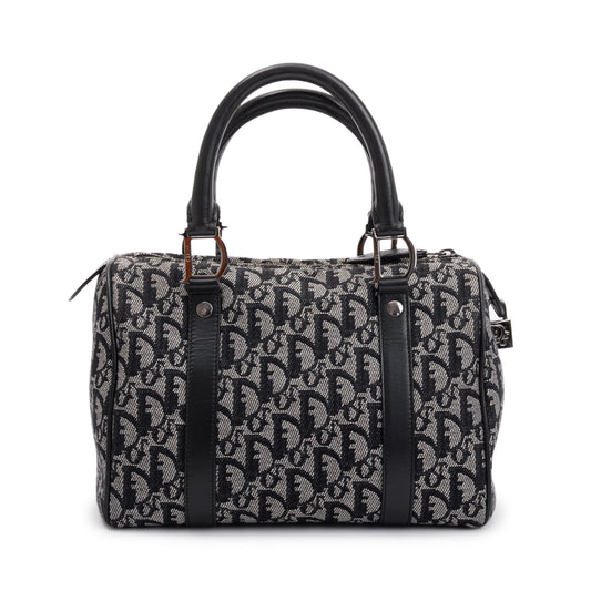 Christian Dior Black Diorissimo Boston Bag