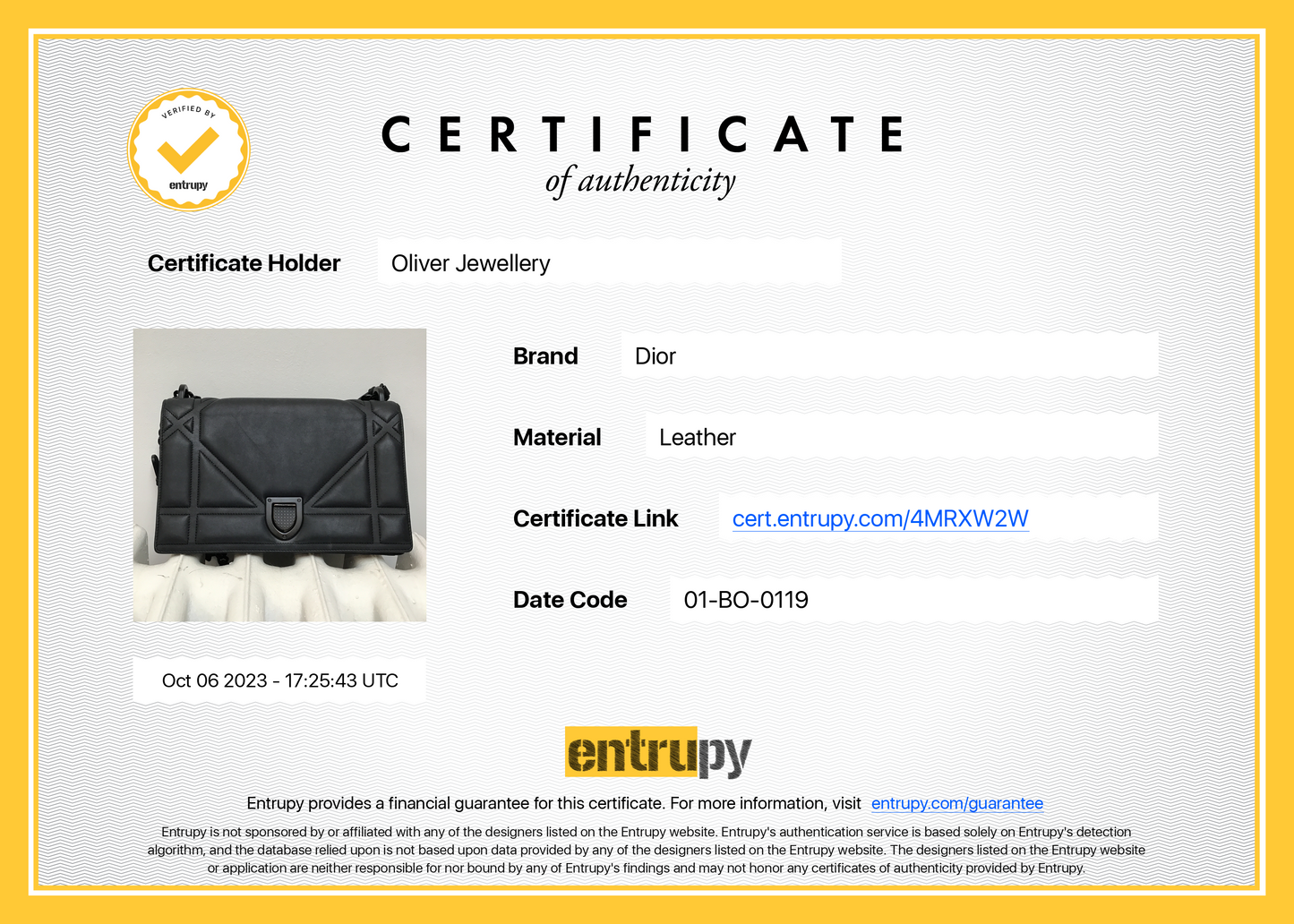 Christian Dior Black Ultramatte Calfskin Leather Medium Diorama Flap Bag