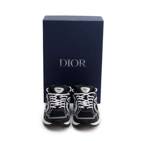 Christian Dior Black/Grey Mesh Technical Fabric B30 Sneakers, Size 41