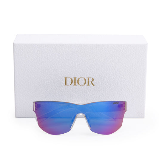 Christian Dior Clear Acetate Diorxtreme M2U Shield Sunglasses