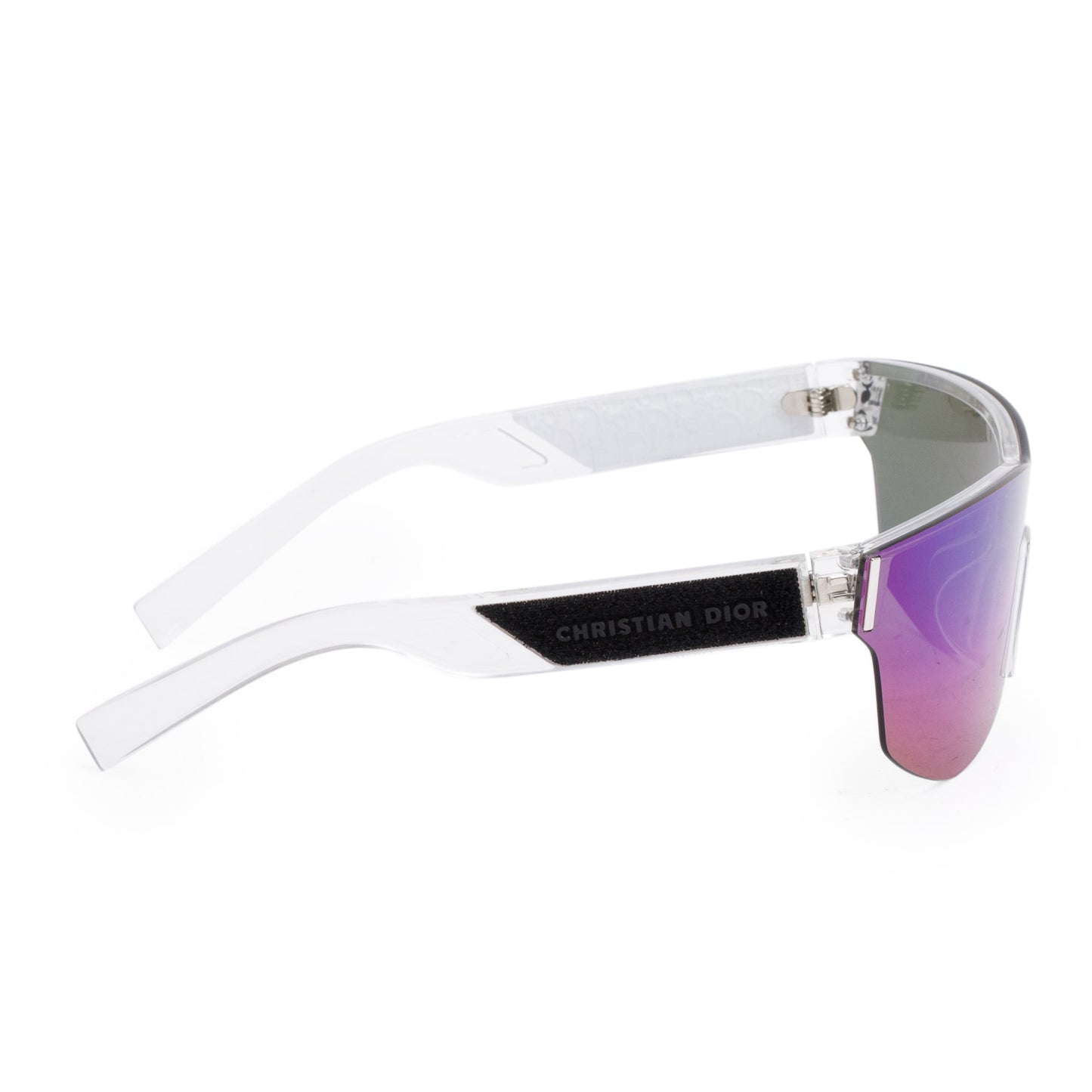 Christian Dior Clear Acetate Diorxtreme M2U Shield Sunglasses