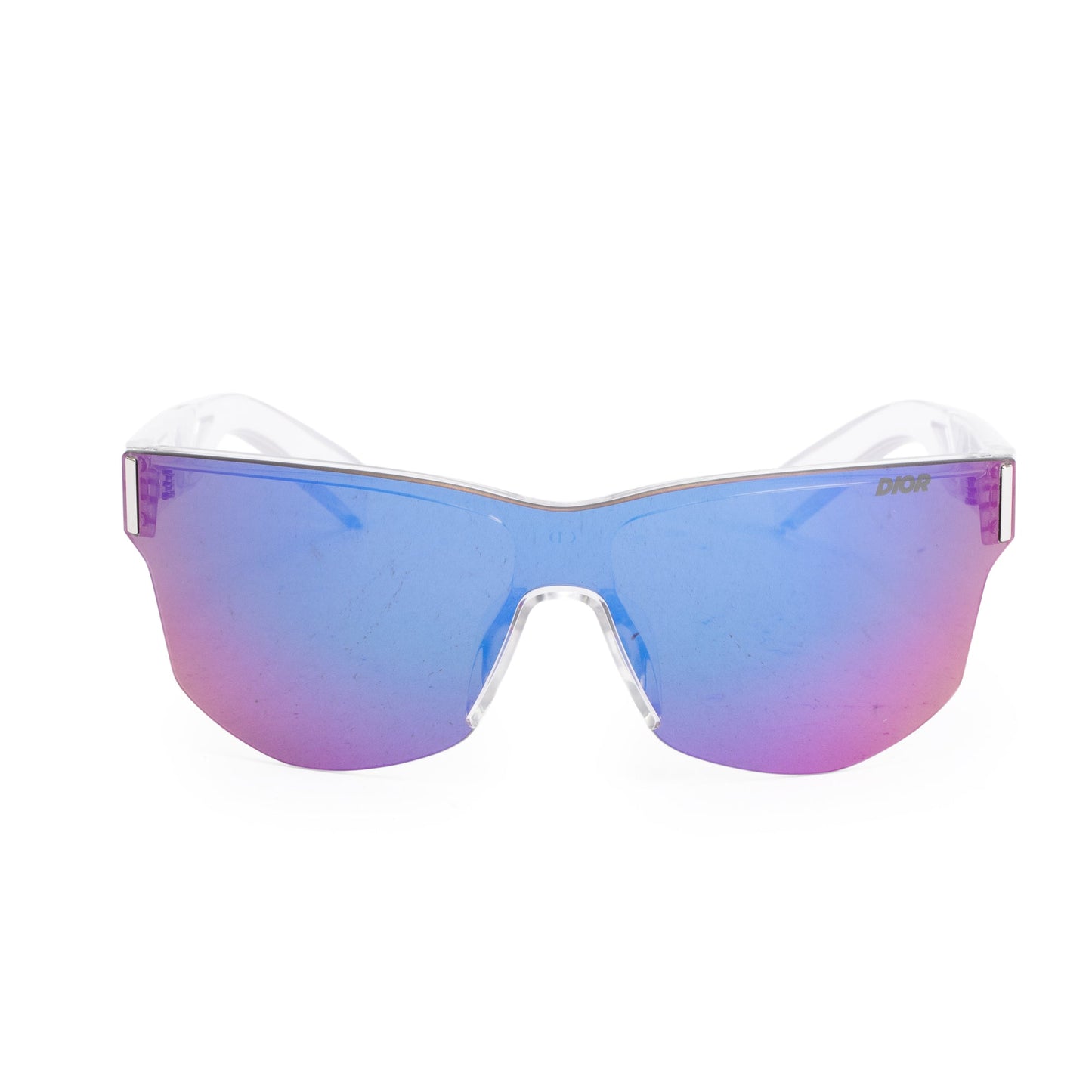 Christian Dior Clear Acetate Diorxtreme M2U Shield Sunglasses
