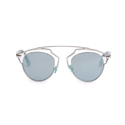Christian Dior Clear & Green Havana Acetate SoReal Sunglasses