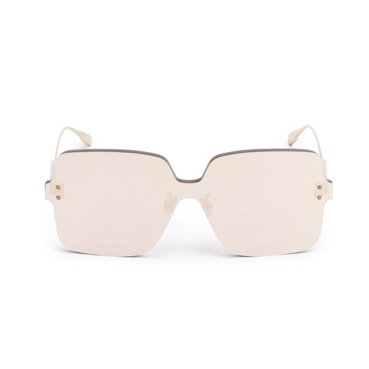 Christian Dior Gold Color Quake 1 Mirrored Sunglasses