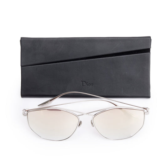 Christian Dior Gold-Tone Metal Frame DiorStellaire 4  Sunglasses