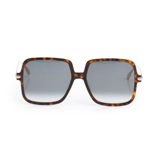 Christian Dior Havana Acetate DiorLink Oversize Sunglasses