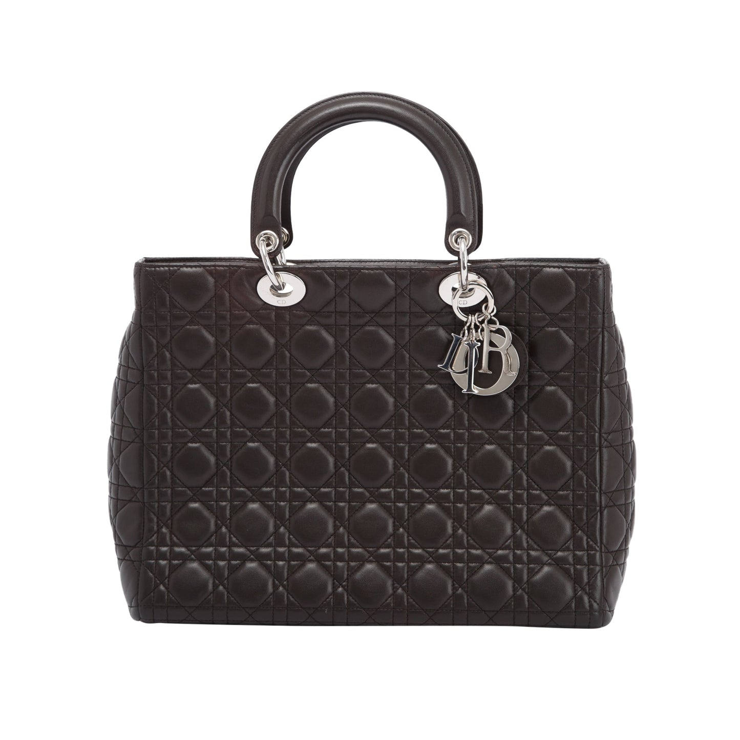 Christian Dior Large Leather Lady Dior Bag