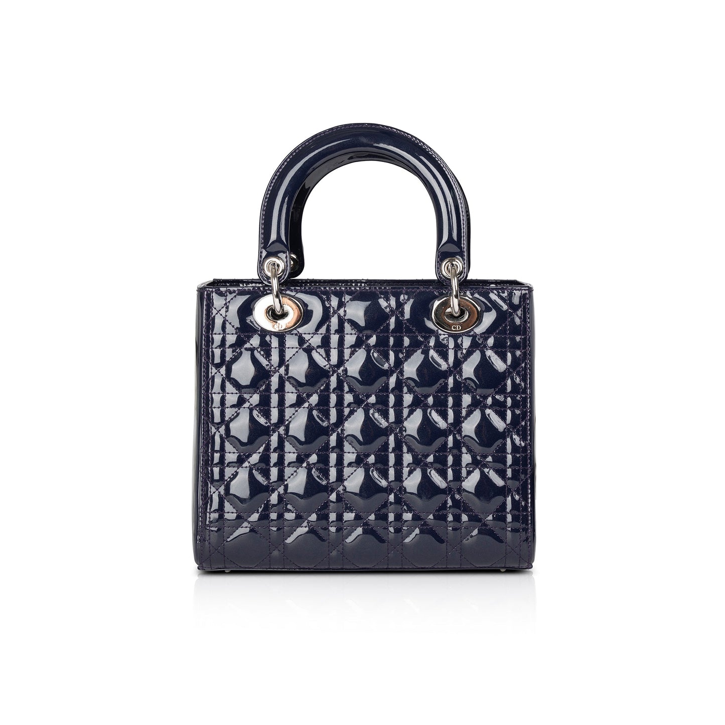 Christian Dior Medium Patent Leather Lady Dior Bag