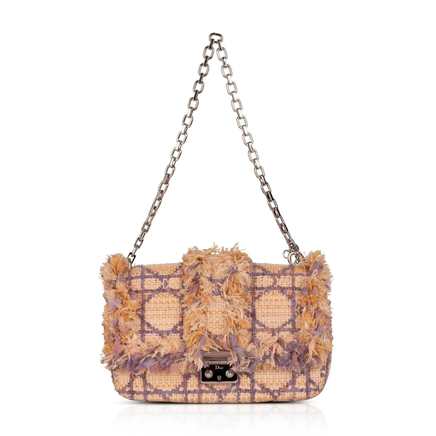 Christian Dior Medium Tweed Miss Dior Flap Bag