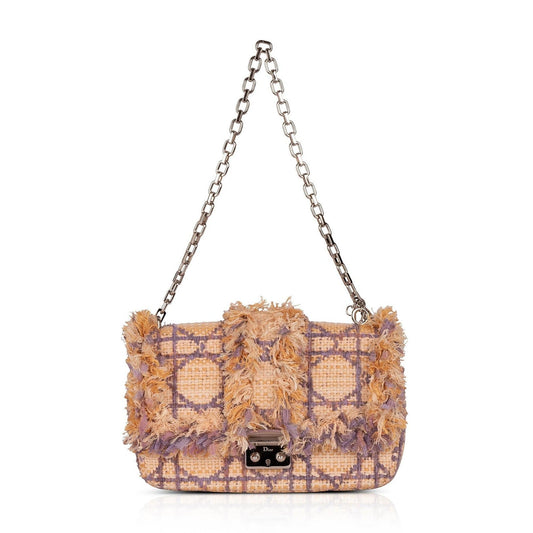 Christian Dior Medium Tweed Miss Dior Flap Bag