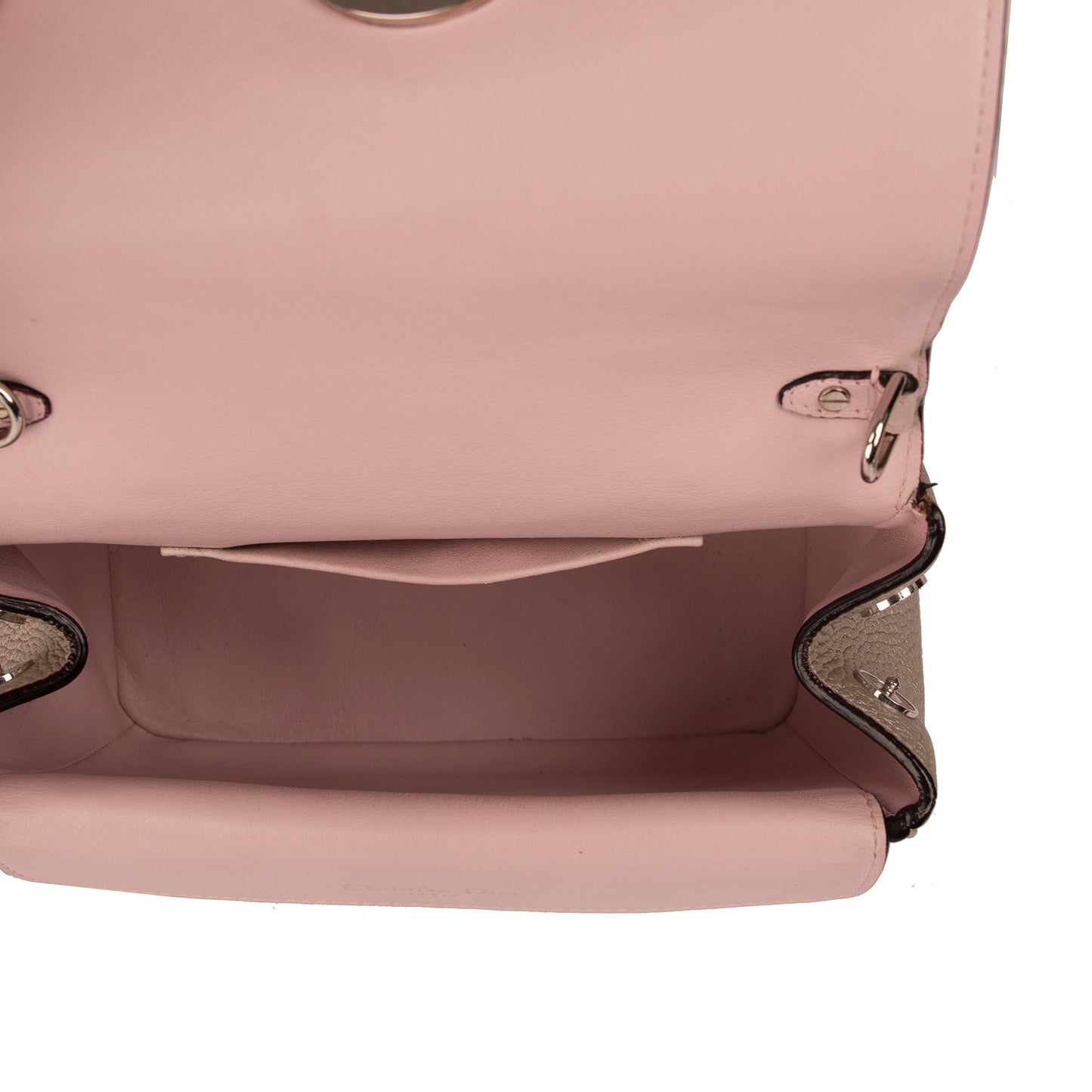 Christian Dior Mini Metallic Be Dior Flap Bag