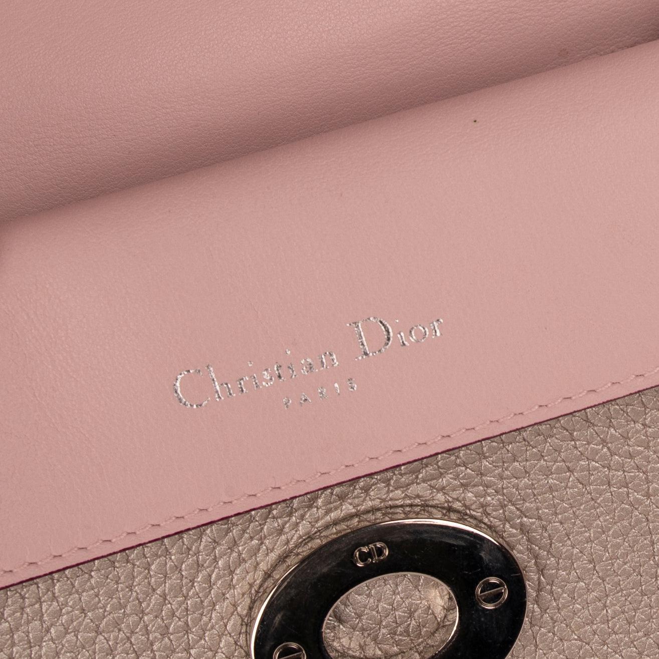 Christian Dior Mini Metallic Be Dior Flap Bag