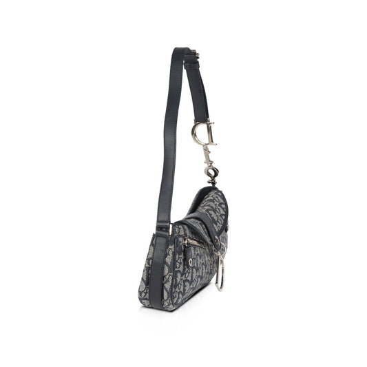 Christian Dior Oblique Logo Baguette Bag
