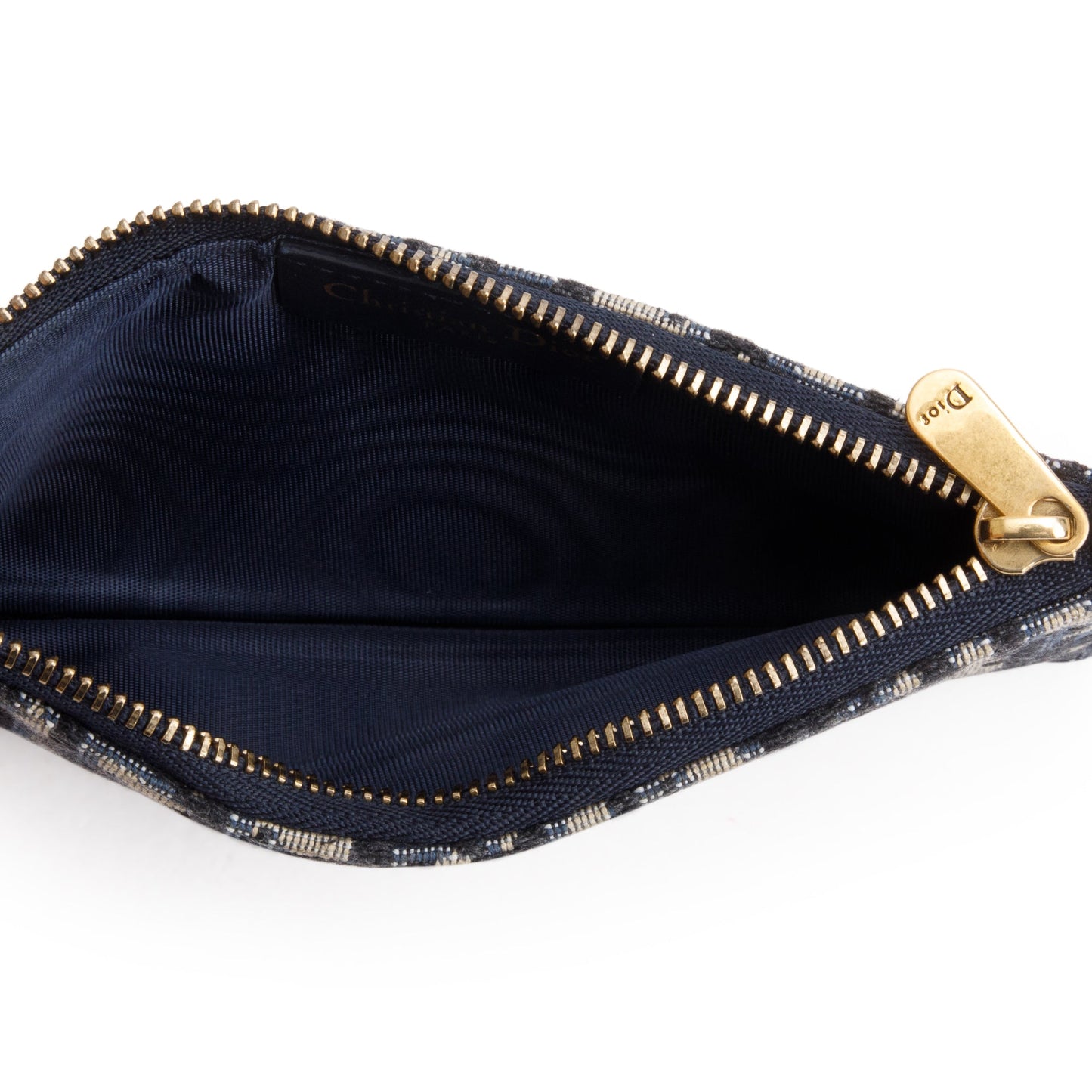 Christian Dior Oblique Long Saddle Wallet on Chain