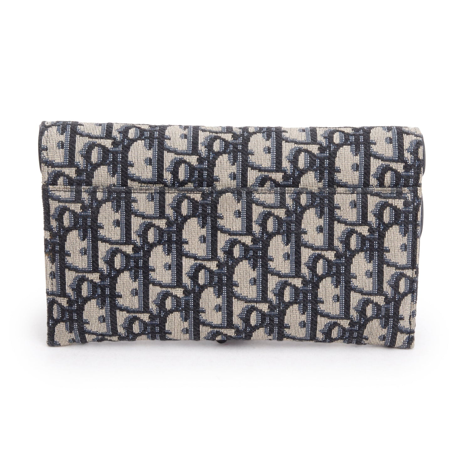 Christian Dior Oblique Long Saddle Wallet on Chain