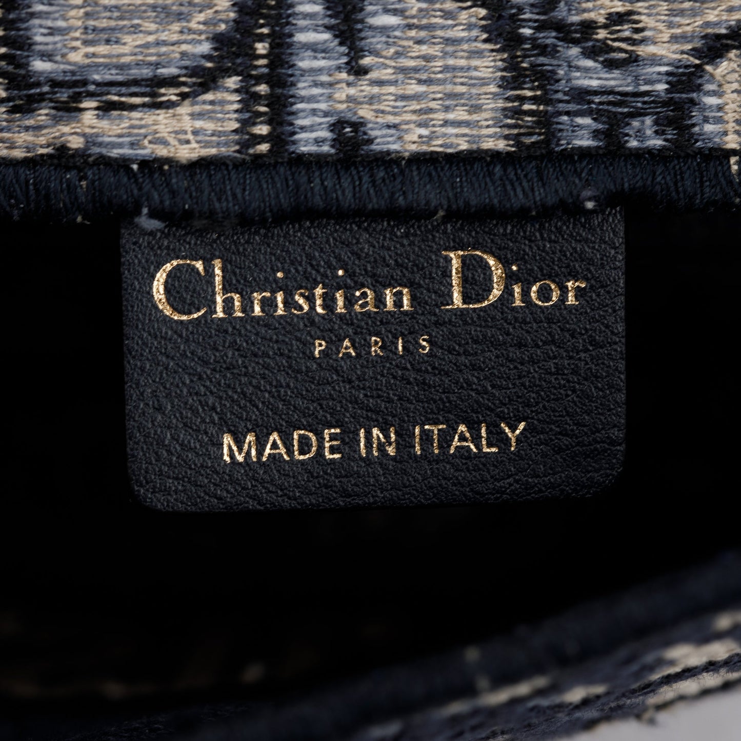 Christian Dior Oblique Slim Saddle Belt Pouch