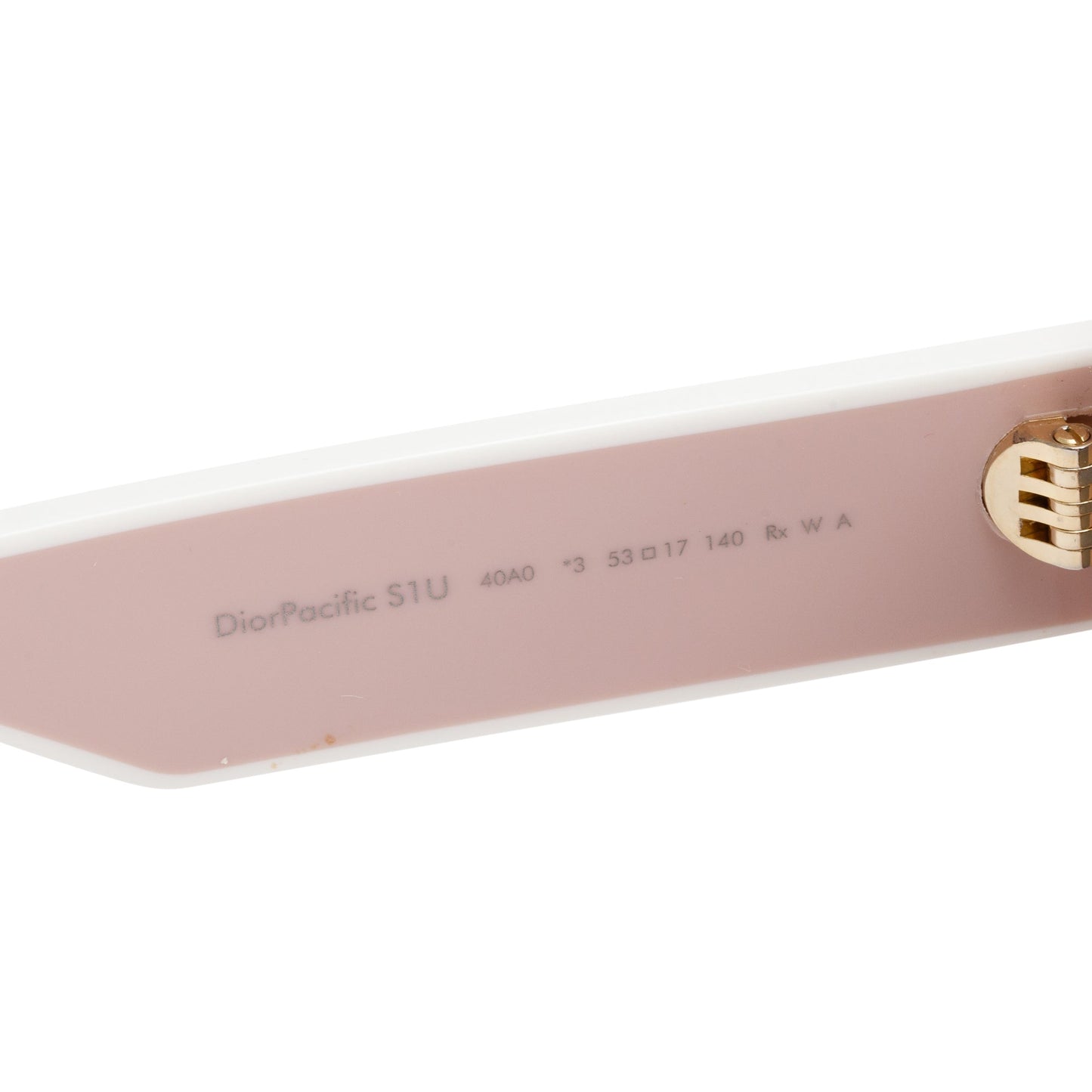 Christian Dior Pink  Acetate DiorPacific S1U Rectangular Sunglasses