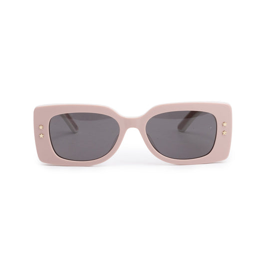 Christian Dior Pink  Acetate DiorPacific S1U Rectangular Sunglasses