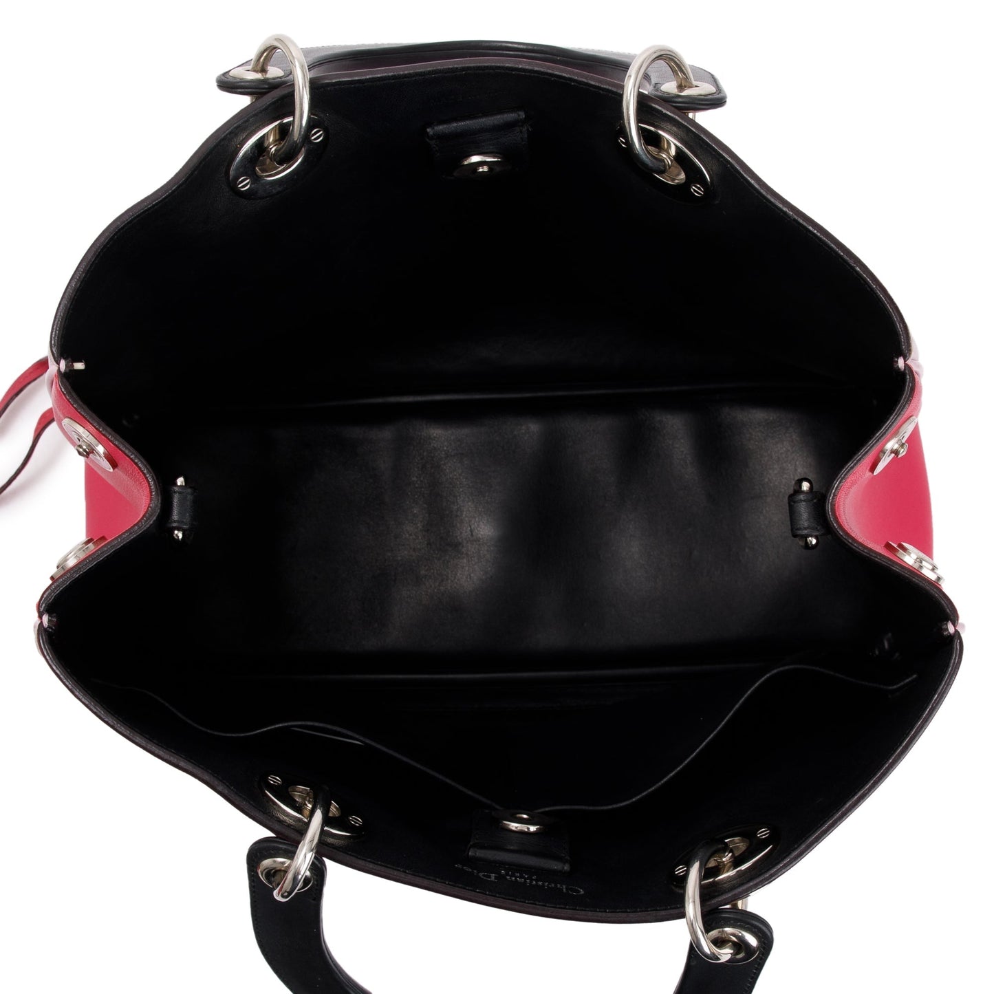 Christian Dior Pink Calfskin Leather Medium Diorissimo Tote