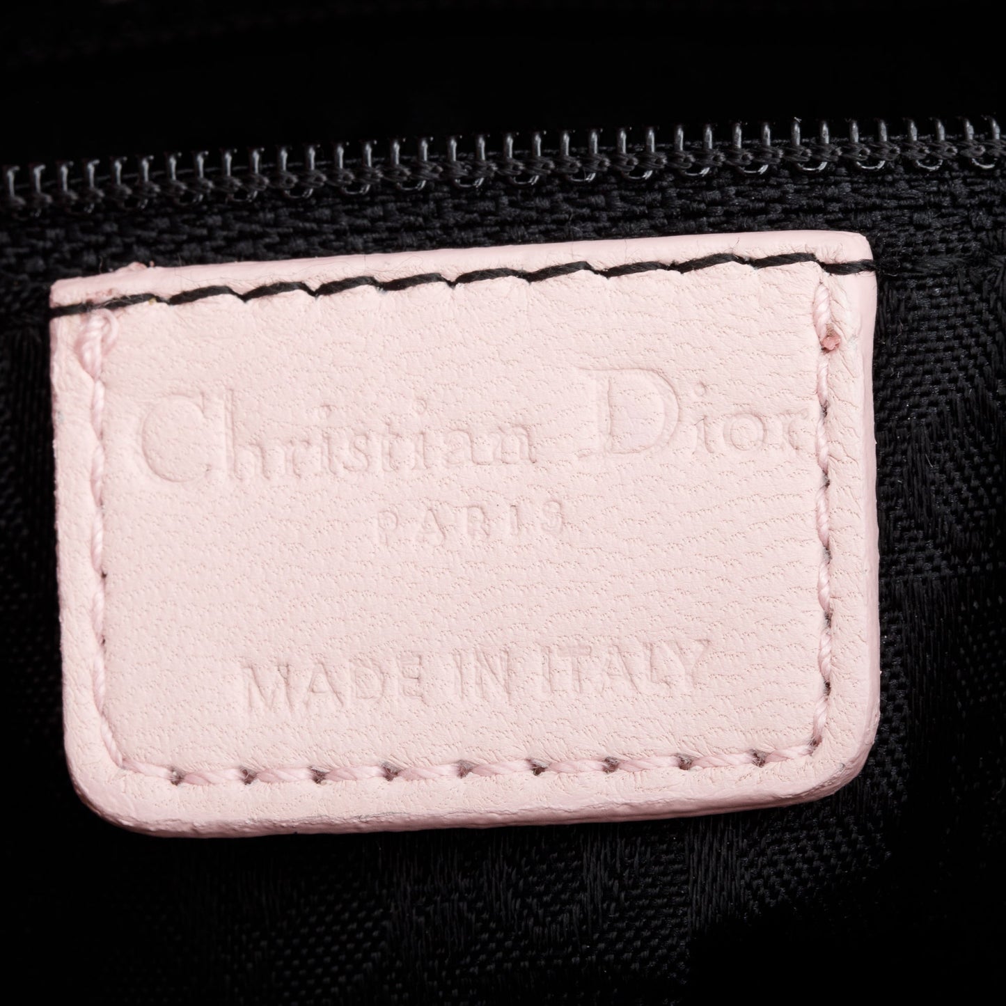 Christian Dior Pink Cannage Lambskin Leather Small D Charm Hobo