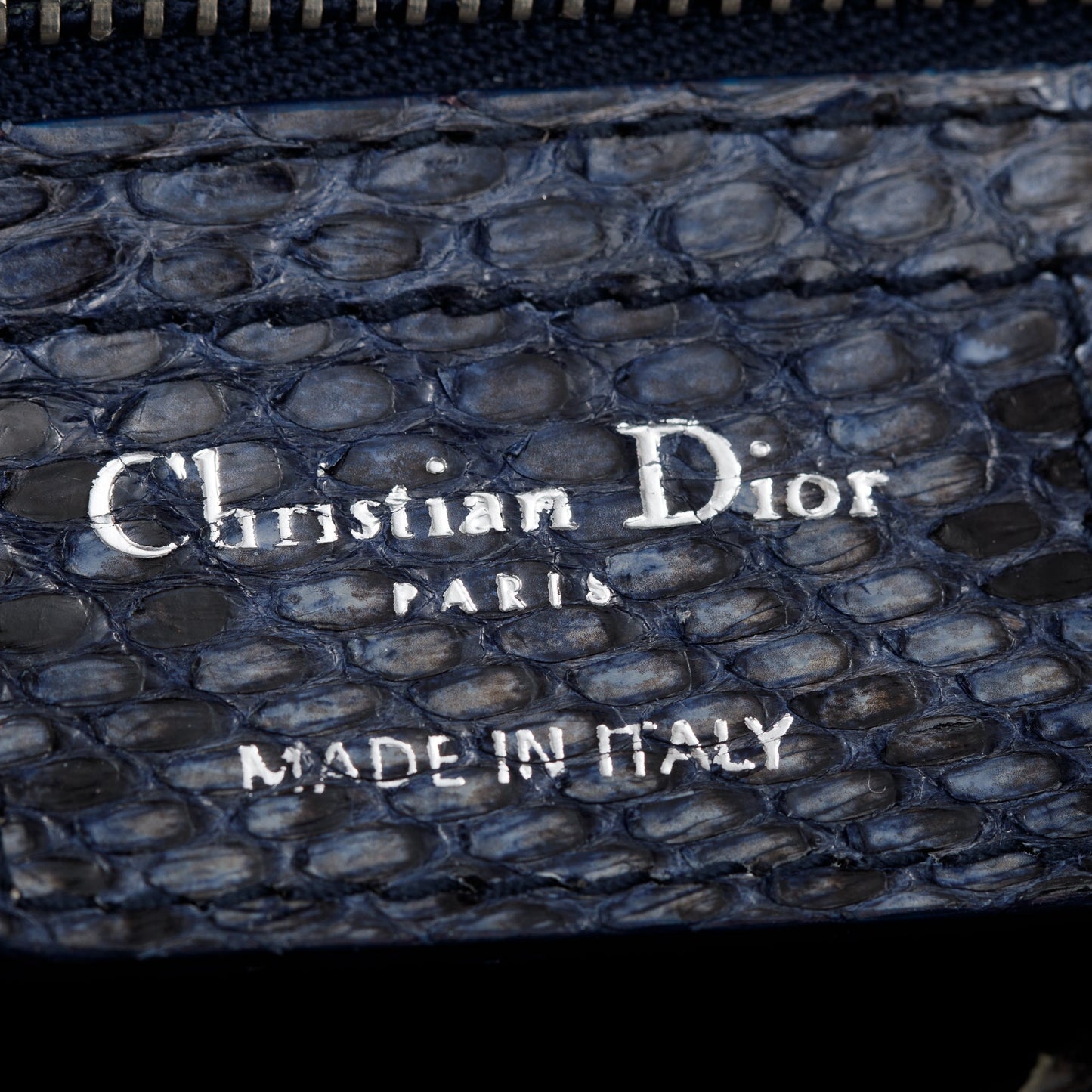 Christian Dior Python Large Lady Dior Bag