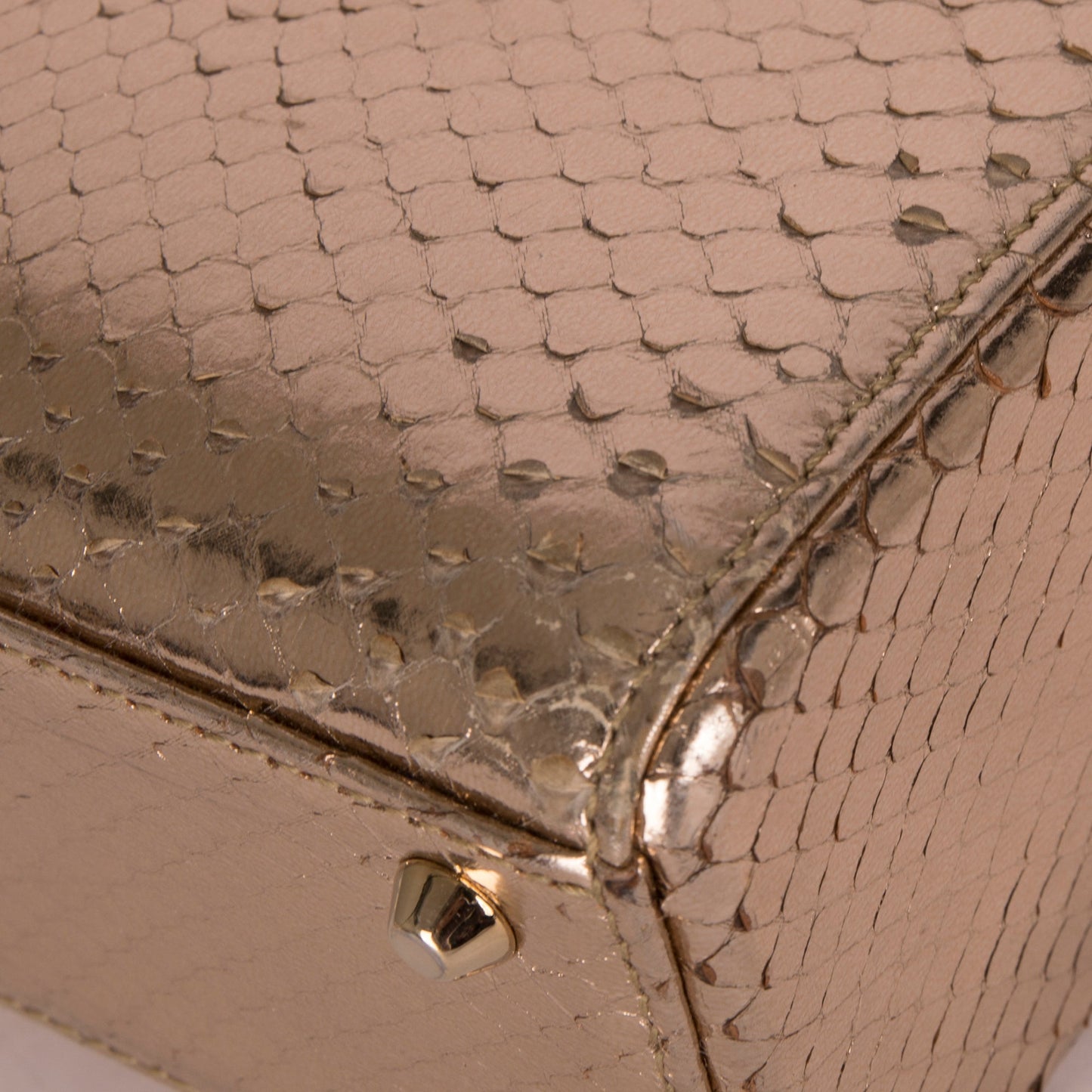 Christian Dior Python Mini Lady Dior Bag