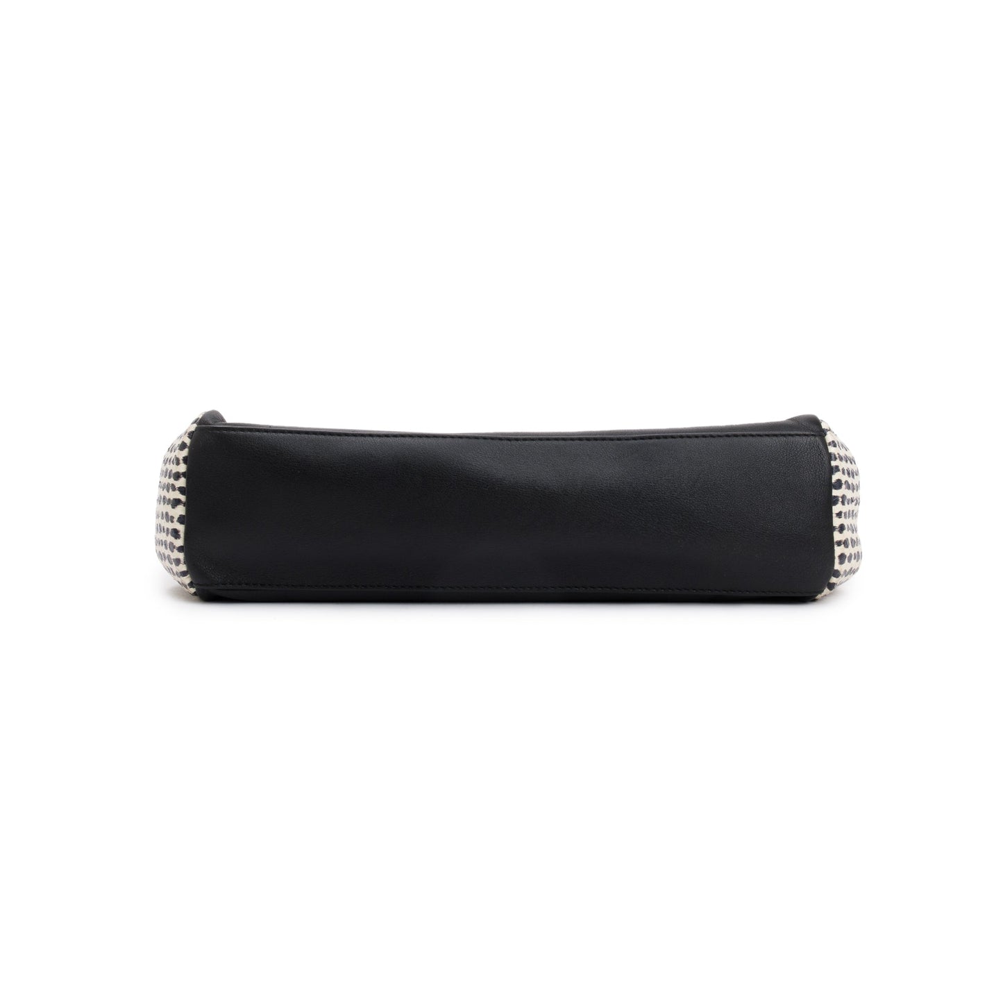 Christian Dior Python-Trimmed Black Calfskin Leather Large Diorling Bag