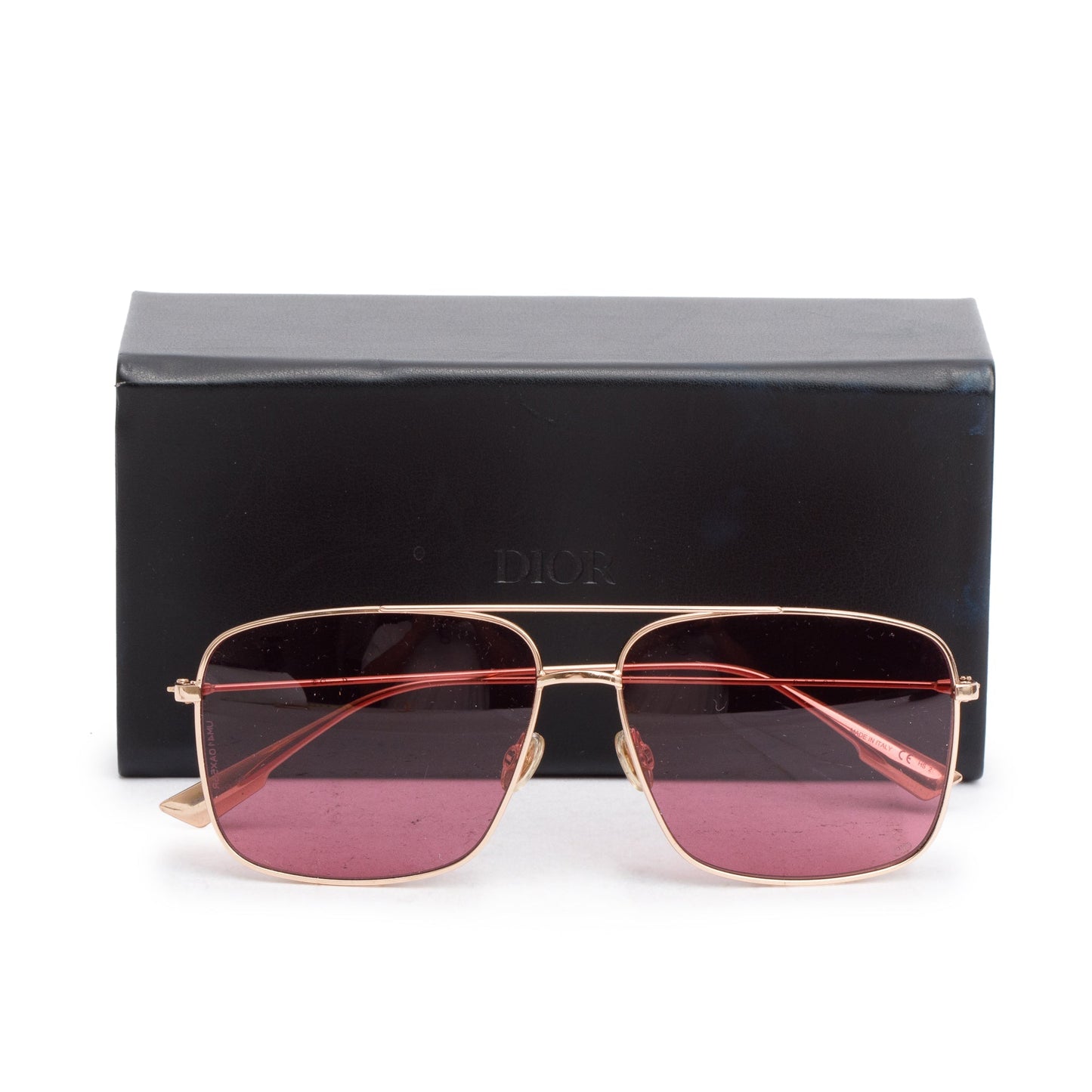 Christian Dior Rose Gold-Tone Metal Frame DiorStellaire O3S Sunglasses